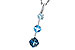 G284-10245: NECK 1.87 TW BLUE TOPAZ 1.90 TGW