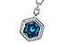 G284-11136: NECK 3.40 LONDON BLUE TOPAZ 3.55 TGW (9MM LBT)