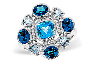 G284-12009: LDS RG 3.19 TW BLUE TOPAZ 3.25 TGW
