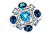 G284-12009: LDS RG 3.19 TW BLUE TOPAZ 3.25 TGW