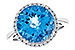 G284-12054: LDS RG 7.20 BLUE TOPAZ 7.42 TGW