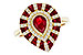 G284-12982: LDS RG 2.05 TW RUBY 2.29 TGW (7x5MM PS)