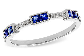 G284-12991: LDS WED RG .36 SAPPHIRE .43 TGW