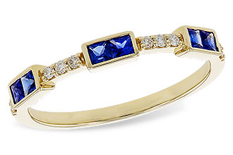 G284-12991: LDS WED RG .36 SAPPHIRE .43 TGW