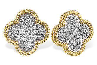 G284-13873: EARRINGS .50 TW