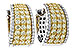 G284-13891: EARRINGS 1.52 YELLOW DIAS 1.96 TW