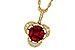 G284-14782: NECKLACE .86 TW RUBY 1.00 TGW