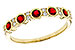 G284-17509: LDS WED RG .33 TW RUBY .45 TGW