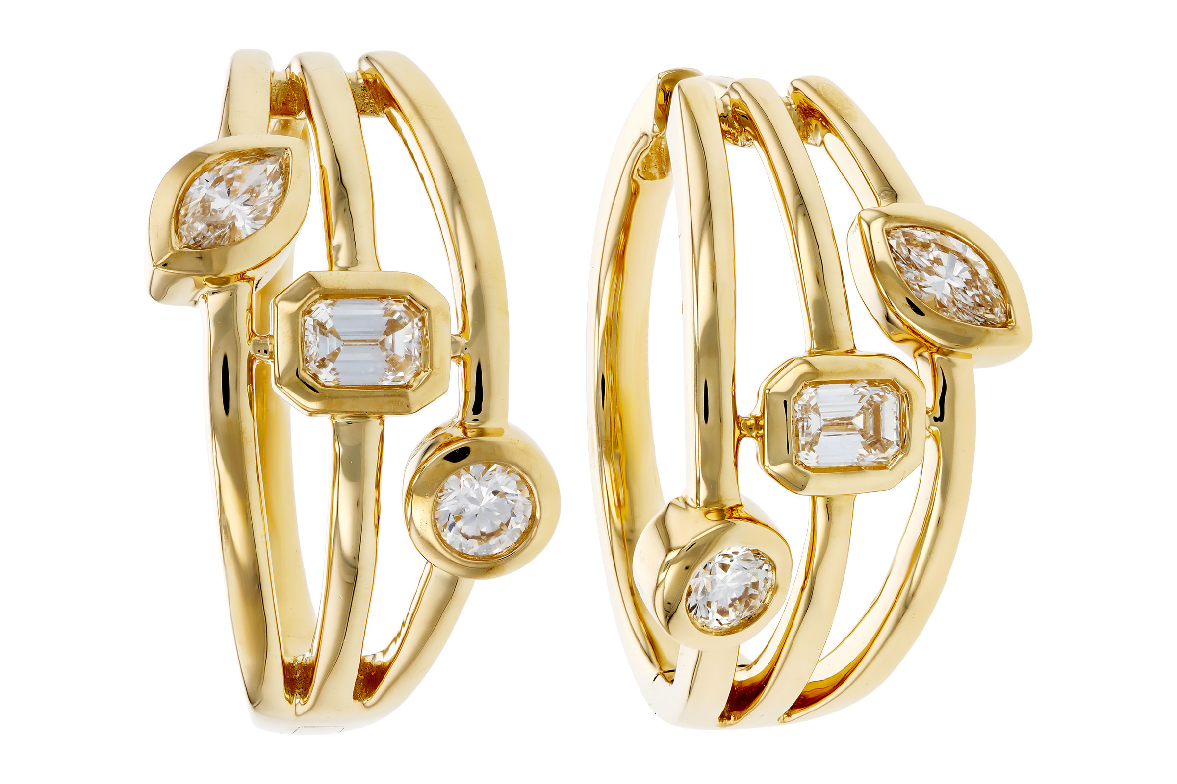 G285-01145: EARRINGS .45 TW (BR/EC/MQ)