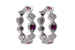 H010-45636: EARRINGS .20 RUBY .25 TGW