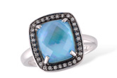 H196-83882: LDS RG 3.42 BLUE TOPAZ 3.54 TGW