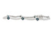 H197-73863: BRACELET .93 BLUE DIAS 1.62 TW