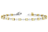 H197-78445: BRACELET 2.80 YELLOW DIA 4.01 TW