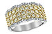 H198-66582: LDS DIA WED RG 1.51 YELLOW DIAS 1.80 TW