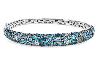 H199-57509: BANGLE 7.60 BLUE TOPAZ 7.85 TGW