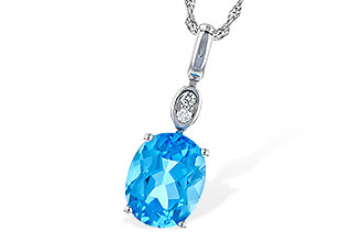 H199-62082: NECK 2.84 BLUE TOPAZ 2.87 TGW (10x8MM BT)