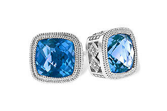 H282-28363: EARR 2.20 TW BLUE TOPAZ