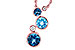 H282-33891: NECK 2.30 BLUE TOPAZ 2.40 TGW