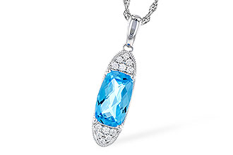 H283-18391: NECK 2.02 BLUE TOPAZ 2.12 TGW