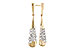 H283-22936: EARRINGS .20 TW BAGUETTE DIAS