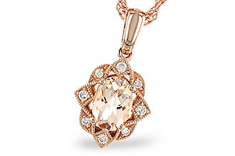 H283-24809: NECK .62 MORGANITE .70 TGW (7x5MM MORG)
