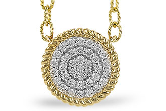 H283-26582: NECKLACE .32 TW (18")