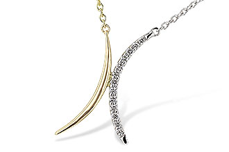 H284-09300: NECKLACE .14 TW (18")
