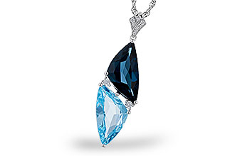 H284-11136: NECK 6.87 BLUE TOPAZ 6.97 TGW