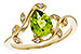 H284-11154: LDS RG 1.16 PERIDOT 1.22 TGW (8x6MM PER)