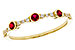 H284-12045: LDS WED RG .15 RUBY .24 TGW