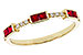 H284-13818: LDS WED RG .34 RUBY .41 TGW