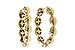 H284-14809: GOLD EARRINGS (18MM)