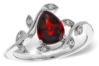 H284-15663: LDS RG 1.34 GARNET 1.40 TGW (8x6MM GAR)