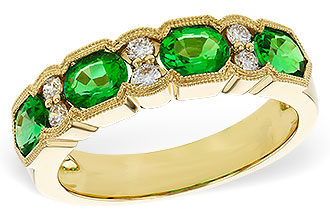 H284-16609: LDS WED RG 1.20 EMERALD 1.38 TGW (5x4MM EMER)