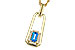 H284-17509: NECKLACE .33 BLUE TOPAZ .40 TGW (5x3MM BT)