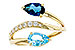 H285-00209: LDS RG 3.56 TW BLUE TOPAZ 3.70 TGW (8x5MM BT)