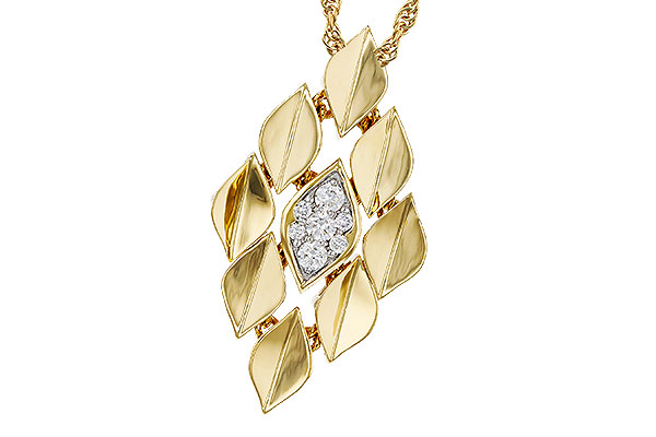 H285-00236: NECKLACE .15 TW