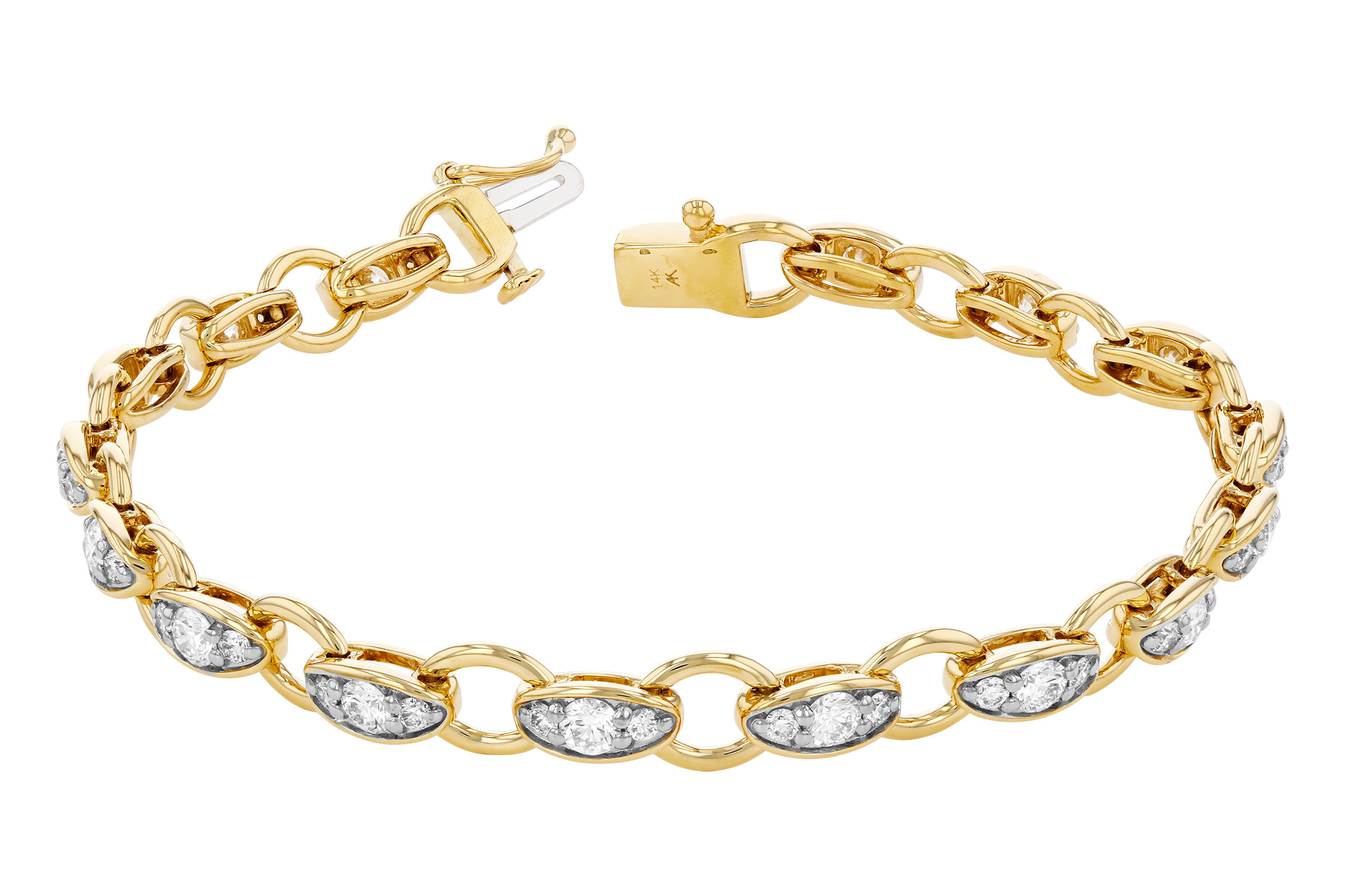H285-01163: BRACELET 2.20 TW (7")
