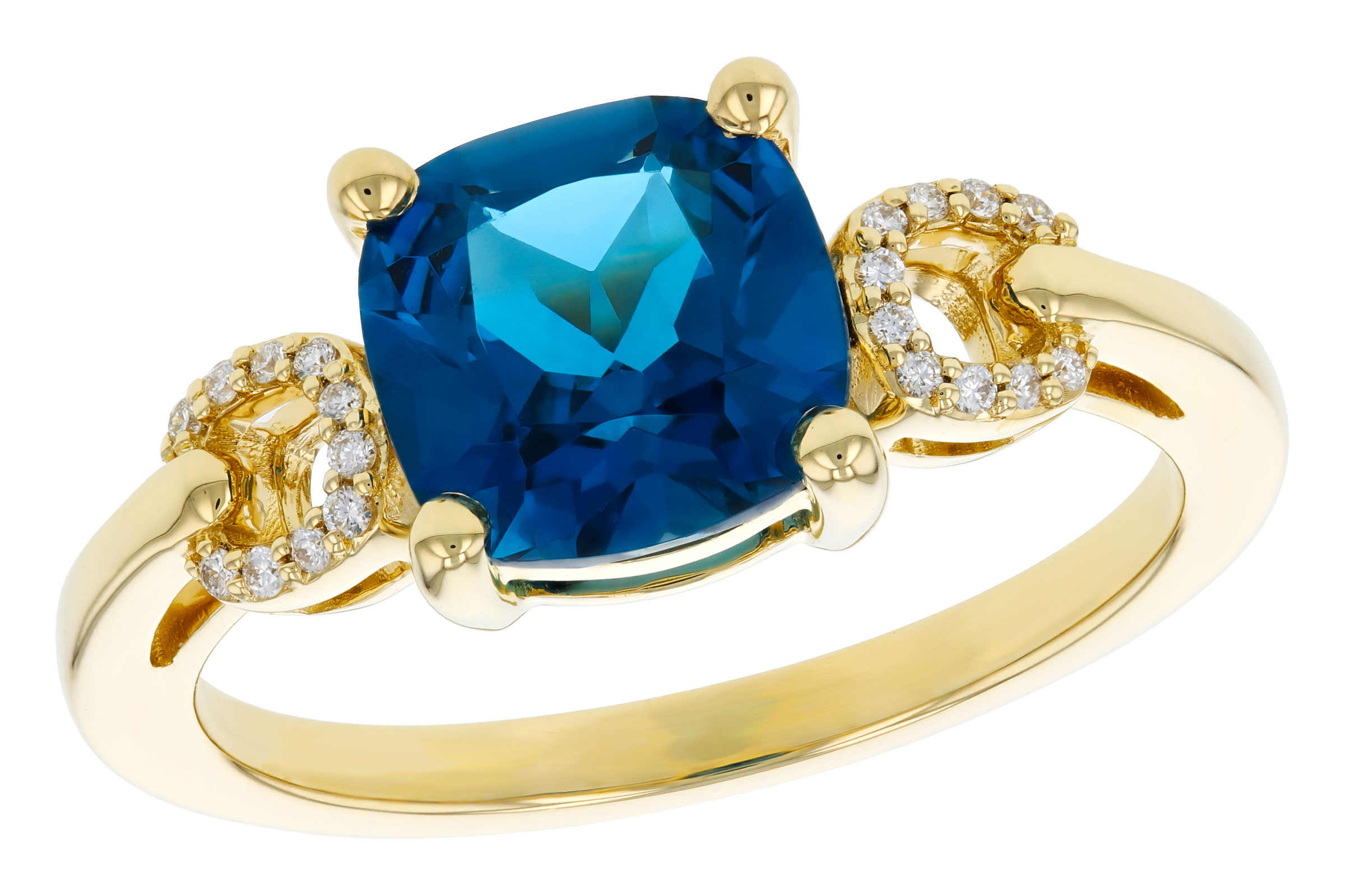 H285-02036: LDS RG 2.16 LONDON BLUE TOPAZ 2.21 TGW (8MM LBT)