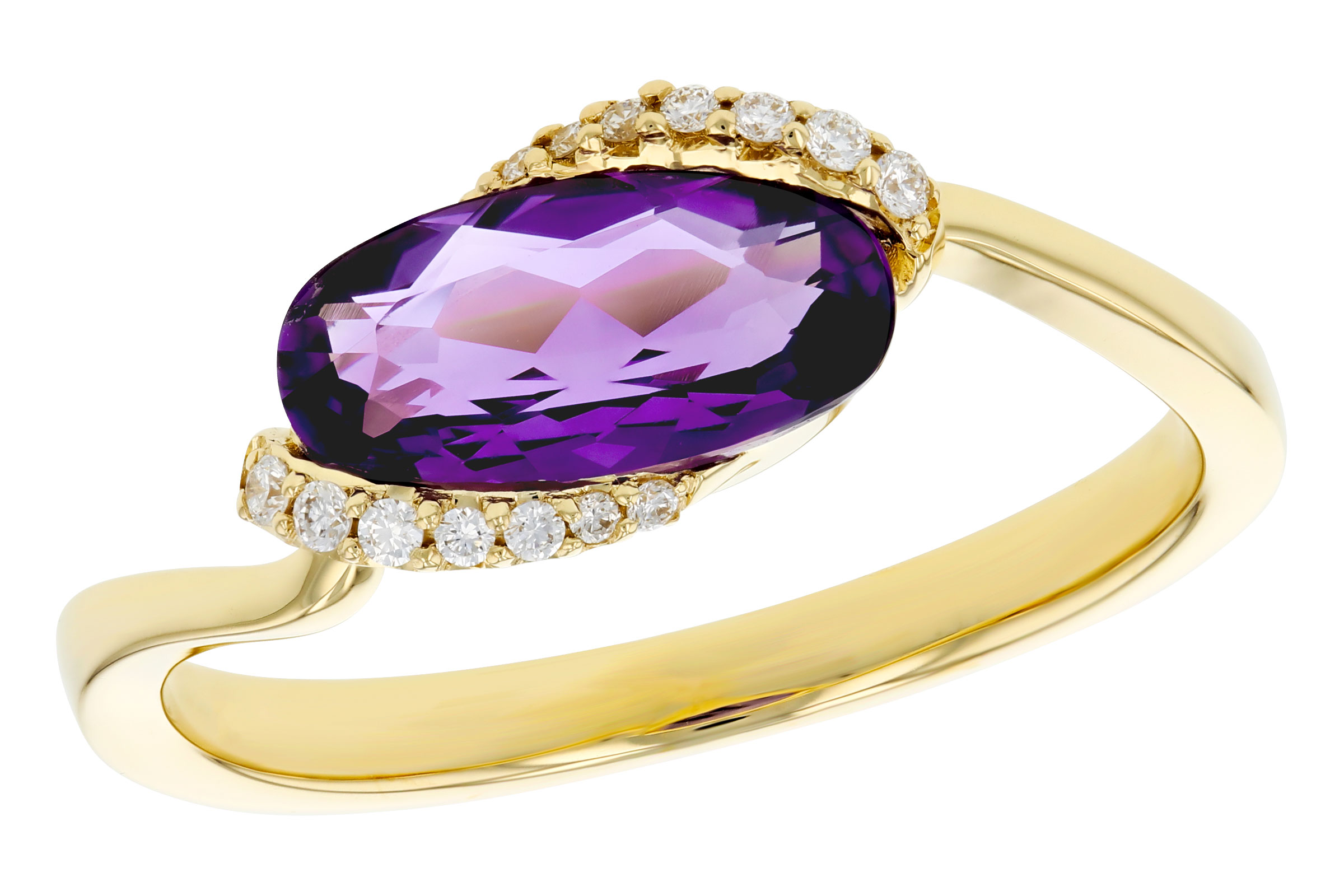 H285-02045: LDS RG 1.07 TW AMETHYST 1.13 TGW (10x5MM AMY)