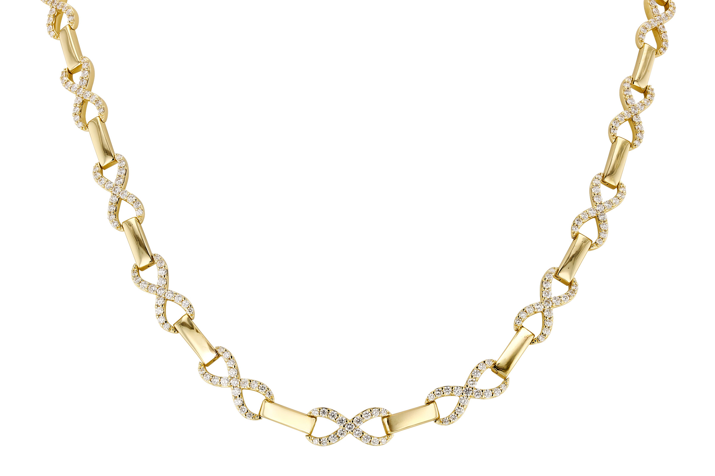 H285-02054: NECKLACE 2.20 TW (17")