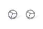 K194-10218: SEMI DIA EARR .19 TW (HOLDS 1.00 EACH)