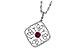 K195-92954: NECKLACE .28 RUBY .34 TGW