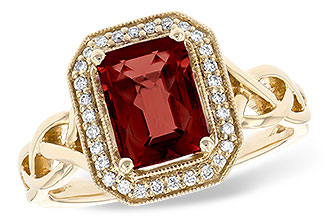 K196-84745: LDS RG 1.89 GARNET 2.00 TGW