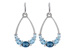 K197-75672: EARR 3.75 BLUE TOPAZ 4.17 TGW