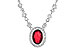 K199-61100: NECK .70 RUBY .94 TGW (17")