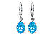 K199-62909: EARR 3.70 TW BLUE TOPAZ 3.75 TGW (9x7MM BT)