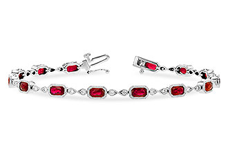 K282-30254: BRACELET 4.50 RUBY 4.82 TGW