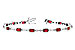 K282-30254: BRACELET 4.50 RUBY 4.82 TGW