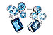 K282-33872: EARR 4.15 BLUE TOPAZ TW 4.19 TGW